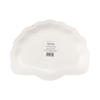 Back packaging of the gobble turkey paper plate on a white background.