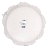 Back view of goose floral paper plates packaging