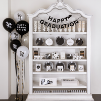 Graduation balloon display with 2025 balloons
