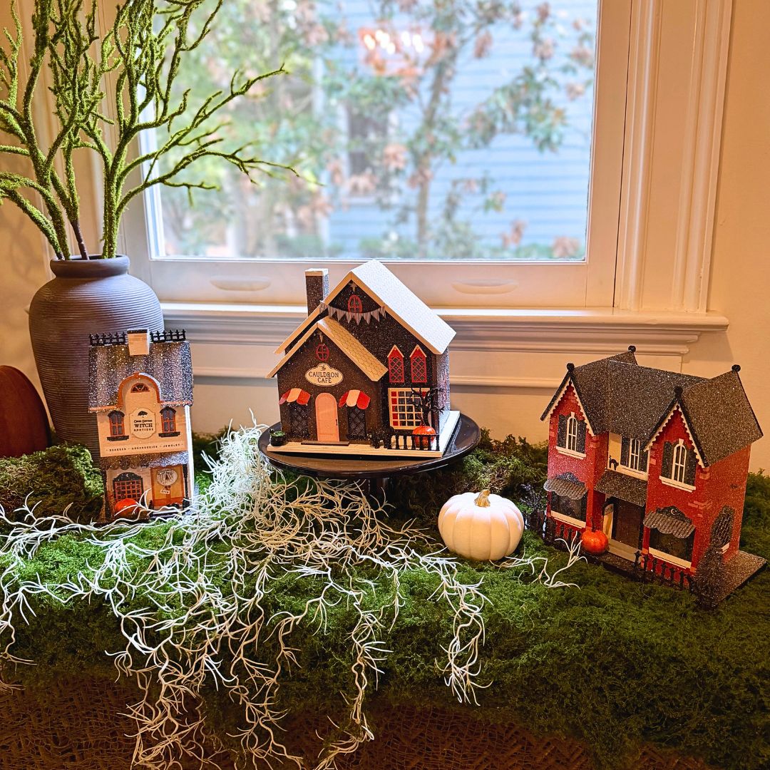 Madame Mystic Putz House Light Up Halloween Village