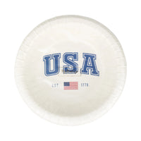 Hamptons USA Paper Bowls, 8ct | July Fourth Bowls, 4th of July Serving Bowls, Red White and Blue bowls, Independence Day Party, Memorial Day