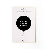 Happy Graduation foil balloon packaging by Bonjour Fête
