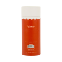 Back of the Happy Holidays ice skating puzzle tube showing product details and barcode