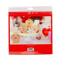 Back view of heart lock treat boxes