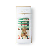 Holiday Henry Bear coffee cups shown in packaging
