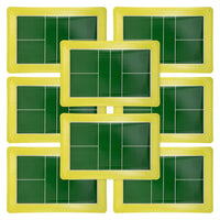 Serve in style with our pickleball court paper plates, the perfect addition to your pickleball party decorations!