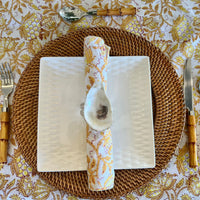 Bring the beach to your table settings with our Oyster Shell Napkin Rings. These napkin rings are the perfect addition to your tropical table decor, featuring real oyster shells finished in a shiny epoxy and mounted to acrylic rings with convenient velcro. Ideal for those who love a bit of the coastal vibe in their dining decor.
