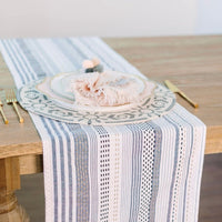 Dress your table in style with our Braided Printed Placemats. These Large Round Placemats, adorned with dark gray geometric patterns, are perfect for sprucing up your Easter Table Decor or adding a dash of drama to Summer Placemats.