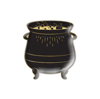Halloween Paper Plates - Cauldron Shaped Witchy Paper Plates