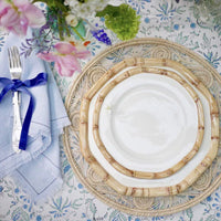 Discover the ideal blend of style and function with our Coquette Rattan Charger Plates. Designed to enhance your garden party ambiance, these 15-inch Summer Placemats offer a modern and feminine touch to any gathering, making them a must-have for your next outdoor celebration.