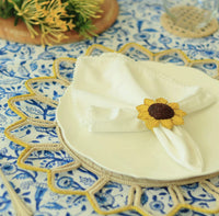 Sunflower Thanksgiving Napkin Rings