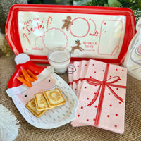 Santa Claus plate perfect for a Christmas party or a Santa cookie plate.