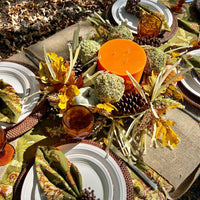 Foliage wreaths for fall perfect on your door or as a Thanksgiving centerpiece.