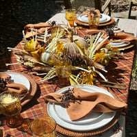 Foliage wreaths for fall perfect on your door or as a Thanksgiving centerpiece.