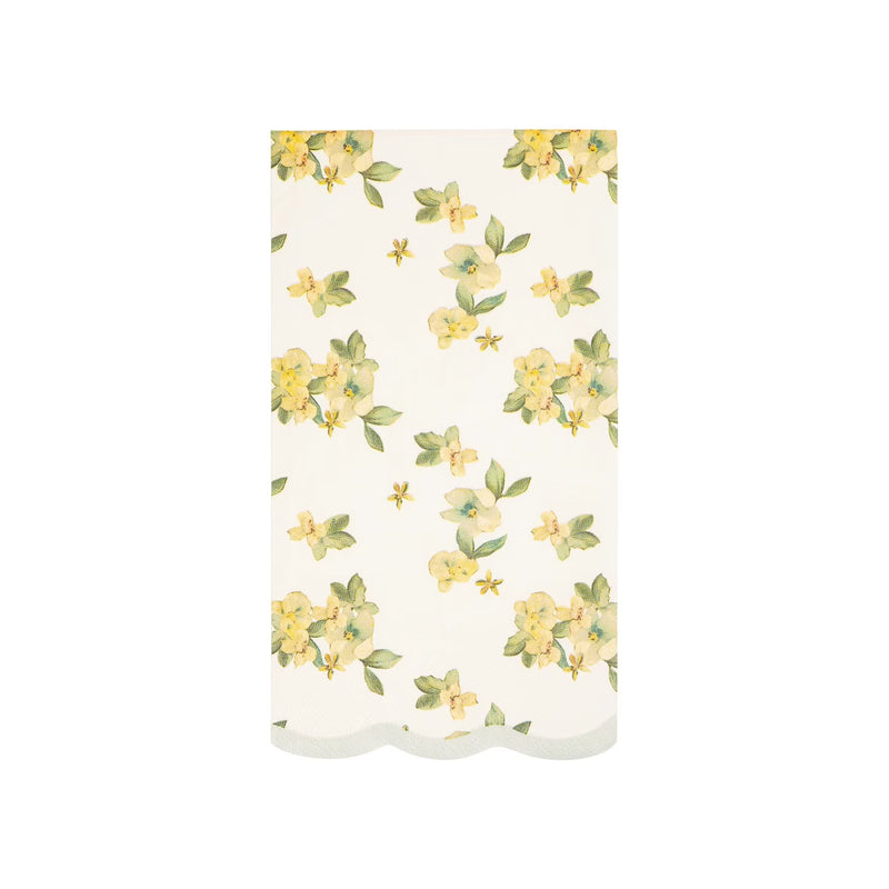 Yellow Flower Dinner Napkins | Garden Party Paper Napkins (Set of 24) - Easter Napkins, Garden Party Napkins, Mothers Day Brunch Decor