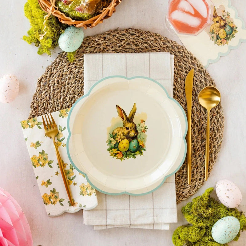 Yellow Flower Dinner Napkins | Garden Party Paper Napkins (Set of 24) - Easter Napkins, Garden Party Napkins, Mothers Day Brunch Decor