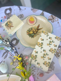 Yellow Flower Dinner Napkins | Garden Party Paper Napkins (Set of 24) - Easter Napkins, Garden Party Napkins, Mothers Day Brunch Decor