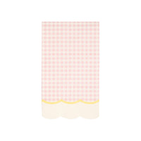 Pastel gingham paper dinner napkins perfect for Easter, baby shower or a first birthday party.