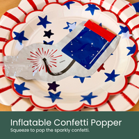 Inflatable Confetti Popper - Moment & Co's Fourth of July Holiday Subscription Box