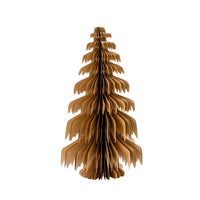 Large kraft paper Christmas tree on a retail packaging card