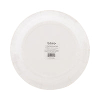 Pack of 9 mandala Diwali paper plates—three designs with gold foil.