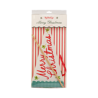 Packaging front for the felt pennant flag showing the pennant through the window.