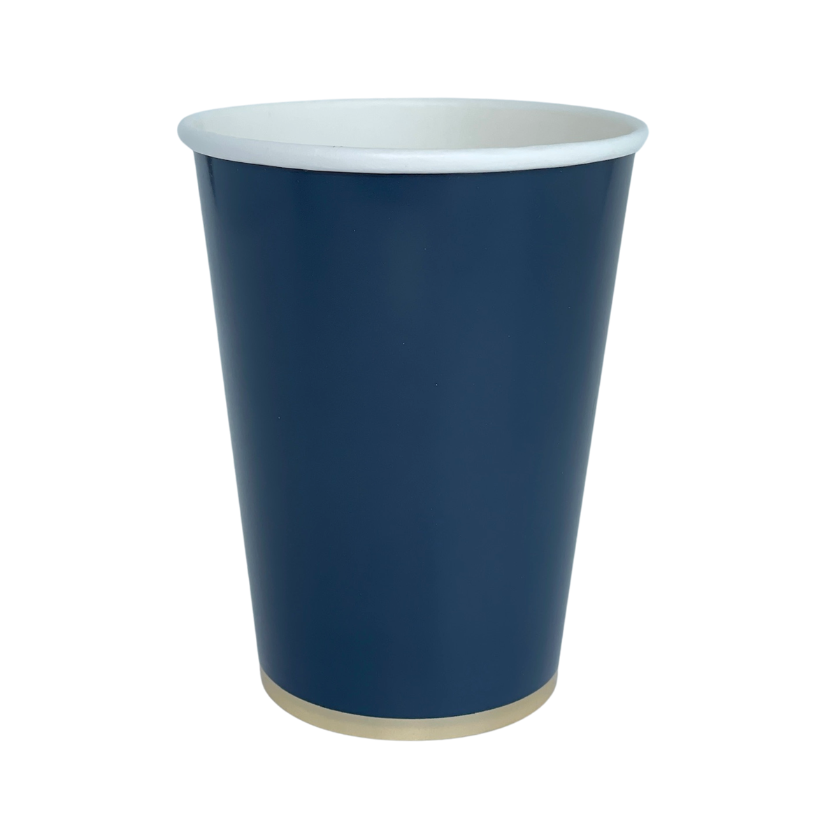 Close-up of a Midnight Blue Signature Cup with gold base