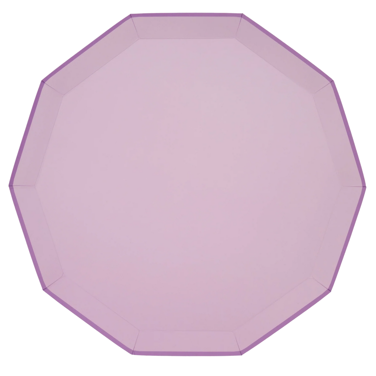 ingle lilac octagon dinner plate, 10.75 inches