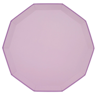 ingle lilac octagon dinner plate, 10.75 inches