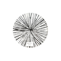 Packaged Radiance black 10.5 in Paper Plates, set of 8