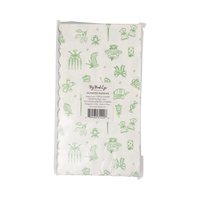 Back of the dinner napkins packaging showing product details and barcode