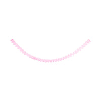 Light pink tissue heart garland strand