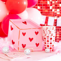 Lucky party cups paired with matching plates and party décor