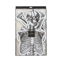 Packaged product with skeleton design and 'Dancing Skeleton' text on a transparent wrap.