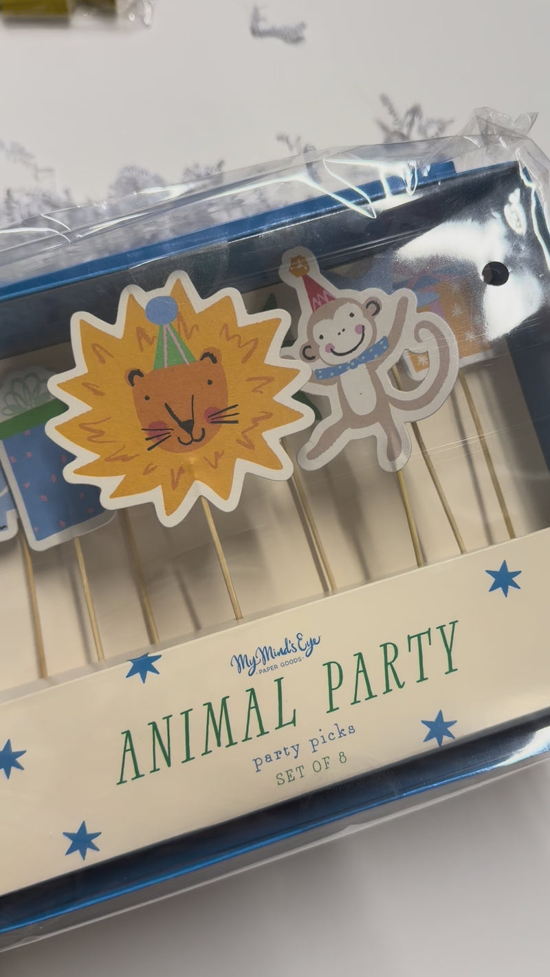 Party Animal Wild One Birthday party supplies collection