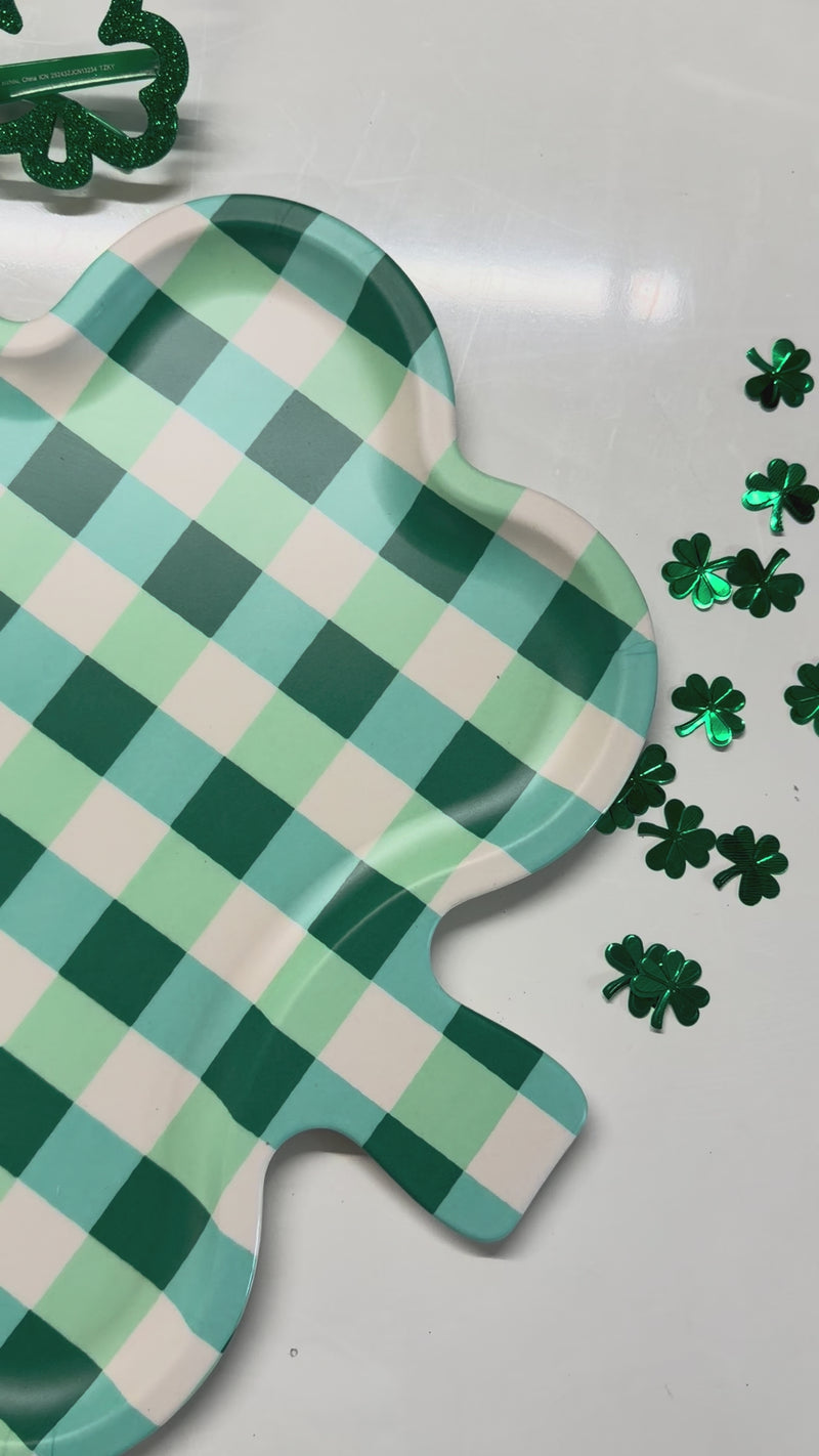 St Patricks day party napkins with coordinating St Patricks day party supplies