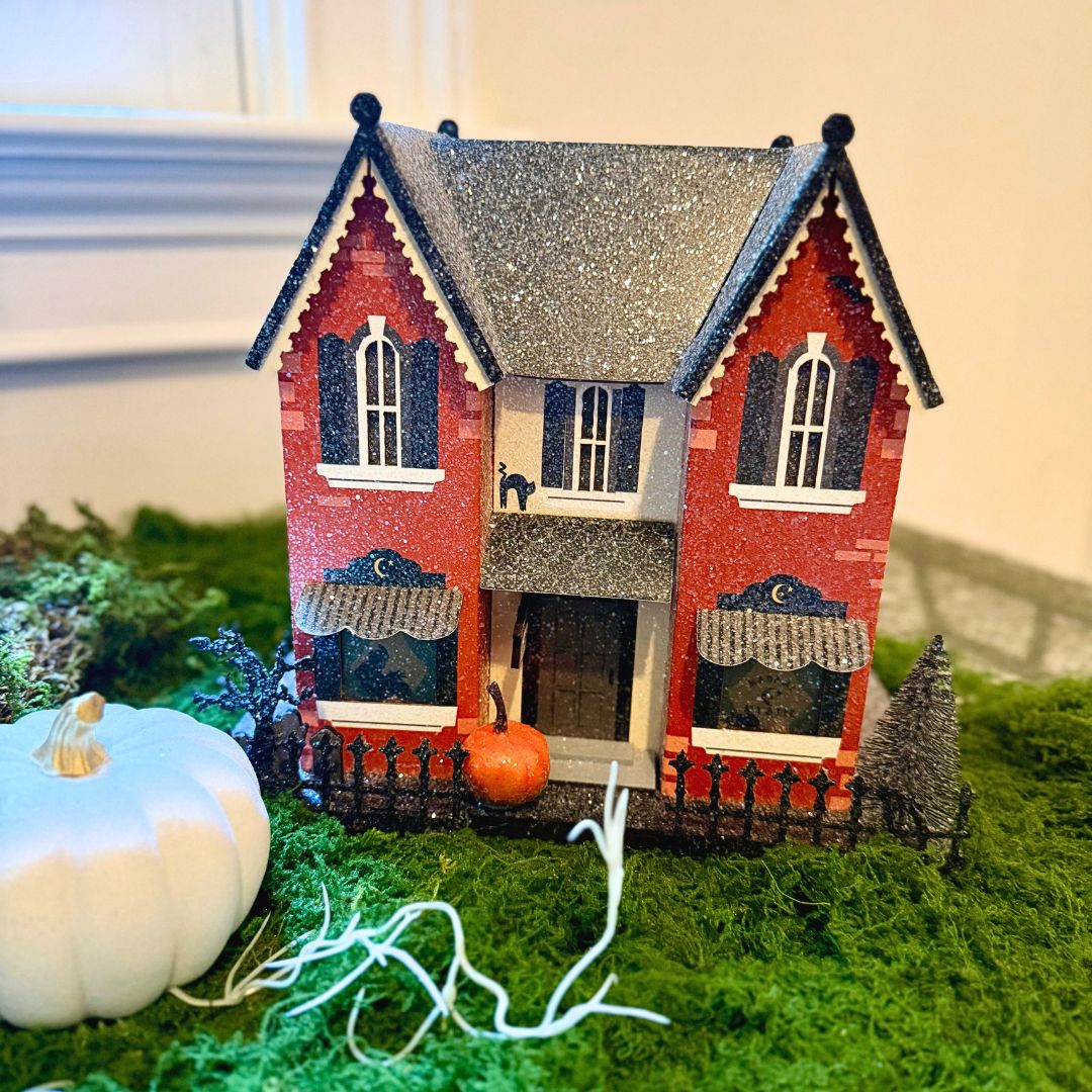 Madame Mystic Putz House Light Up Halloween Village