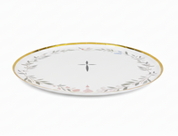 religious-dessert-plate-side-view-gold-rim

