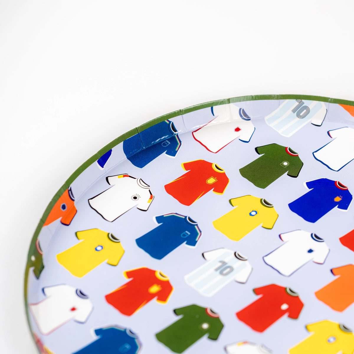 Rim close-up showing jersey artwork and green edge