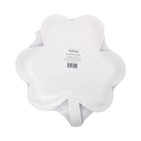 Back view of packaging of pink and green shamrock plates for St Patrick’s Day celebrations