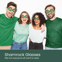 Shamrock Glasses - Moment & Co's St. Patrick's Day Box