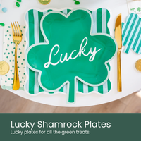 Lucky Shamrock Shaped Plates - Moment & Co's St. Patrick's Day Box