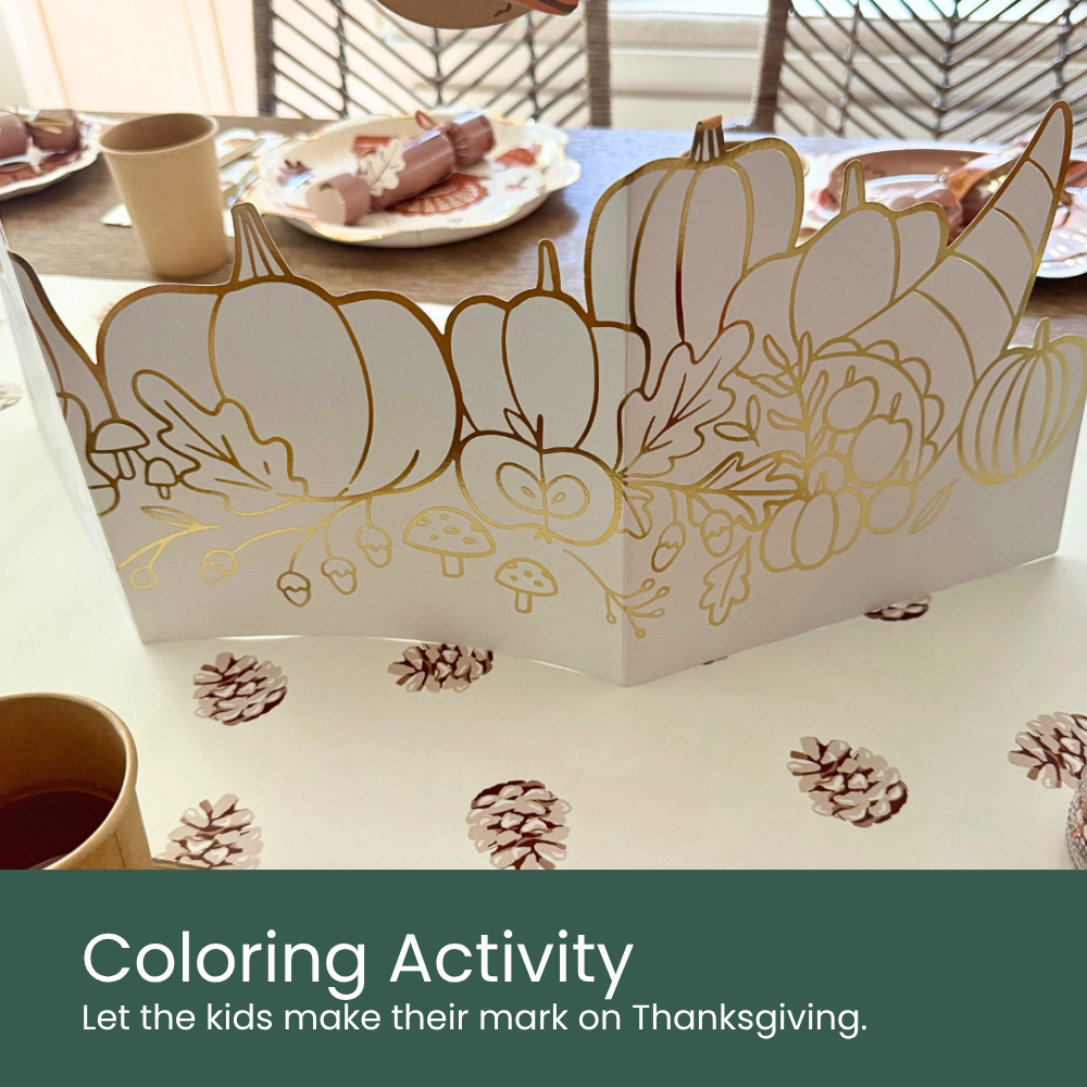 Coloring Activity. Let the kids make their mark on Thanksgiving.
