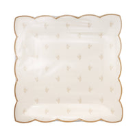 A retail pack of 8 small floral plate items featuring a ditsy wildflower pattern for a spring & easter entertaining table.