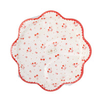 scalloped cherry plate packaging
