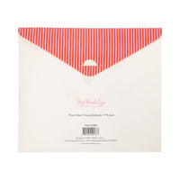 Back of packaging for triple heart tissue garlands