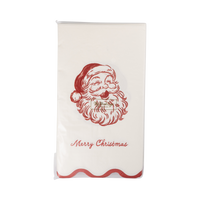 Vintage Santa dinner napkins in retail packaging