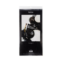 Packaged black felt Halloween flag reading WICKED—great for a Boo Basket or quick décor.