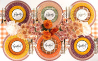 Overhead of a single yellow basketweave plate showing the embossed woven texture and scalloped lattice edge.